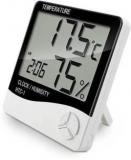 Sellrider HTC Clock 001 Hygrometer Humidity Meter With Temp And Clock Display Digital Thermometer