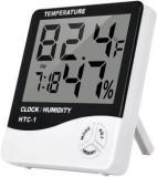 Sellrider Portable HTC Clock HTC Digital Hygrometer Humidity Meter With Clock 1 Thermometer