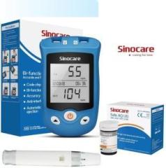 Sinocare Safe AQ UG URIC ACID AND BLOOD GLUCOSE MONITORING SYSTEM AND 50 URIC ACID STRIPS Glucometer