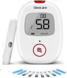 Sinocare Safe AQ Voice/Glucometer With Voice Reminder And Light Warning Glucometer With 10X Glucometer