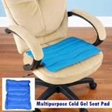 Skylight Multipurpose Cushion Cool PVC Gel Based Seat For Lower Back Pain Relief Indoor Outdoor Uses |Waterproof Cold Pad Useful For Pain Relief, Office Chair, Study Chair Car Seat, Multipurpose Gel Pack