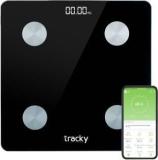 Tracky Smart Body Composition Scale With 4 Electrodes Weighing Scale