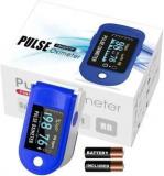 Vebeto Professional Fingertip Pulse Rate Oximeter Blood Oxygen Saturation Heart Monitor Meter Medical Device SpO2 Dual Colour OLED Display Batteries Included Highest Accuracy 1 Year Warranty Pulse Oximeter