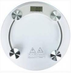 Wds Personal Health Bathroom 8MM Round Transparent Glass Step on Activation Digital Weight Machiine Weighing Scale Weighing Scale Weighing Scale