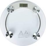 Wds Personal Health Bathroom 8MM Round Transparent Glass Step On Activation Digital Weight Machiine Weighing Scale Weighing Scale