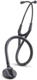 3m Littmann Master Cardiology Stethoscope, Black Plated Chestpiece And Eartubes, Black Tube, 27 Inch, 2161 Master Cardiology Stethoscope