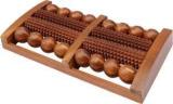 Abaronee Handmade Wooden Foot Roller 8 Slot Massager