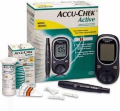 ACCU CHECK Active Glucose Monitor with 25 Strips Glucometer