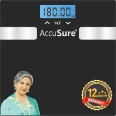 Accusure Digital Body Fat Analyser Fitness Weighing Scale Machine Display, 180 kg Capacity Body Fat Analyzer