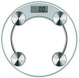 Acm NS 216 Personal Weight Machine 8mm Thick Round Transparent Glass Weighing Scale For Home Gym Fitness Weighing Scale