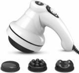 Agaro Atom Electric Handheld Full Body Massager With 3 Massage Heads, Mesh Cover, Mesh Cover, Variable Speed Settings For Pain Relief And Relaxation, Massager