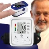 Aika AK 555 Fully Automatic Digital BP Monitor With Large Display, Voice Broadcast & AK 32 Digital Oximeter Bp Monitor