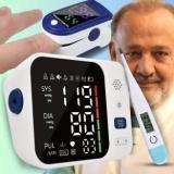 Aika AK 666 Rechargeable Digital Arm BP Monitor Fully Automatic for Home Use & AK 45 Digital Thermometer & AK 32 Digital Pulse Oximeter Bp Monitor