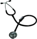 Aki Microtone Max Black Stetho For Doctors, Medical Student, Nurses Acoustic Single Side Tuneable Stethoscope