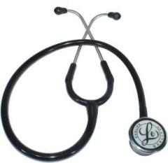 Aki Stethoscope Evolife Double Heart for Doctors and Medical Students Black Tube Stethoscope