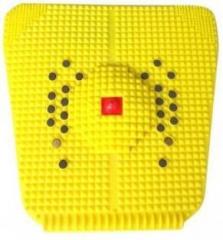 Appliance Bazar AB 564 Acupressure Massager Mat Relieve Stress Pain Acupuncture Massager Yellow Exercise & Gym Mat Massager