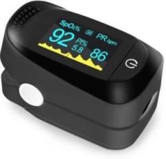 Auxa Black Pulse Oximeter, German Technology Finger Pulse Oximeter with OLED Display, Pulse Oximeter Fingertip, Blood Oxygen Saturation Monitor Finger, Heart Rate Monitor for Adult Child Pulse Oximeter Made in Germany. 1pc Pulse Oximeter