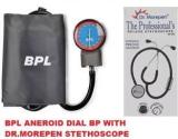 Bpl Medical Technologies ANEROID SPHYGMOMANOMETER MANUAL With Dr. Morepen ST 01A Stethoscope Aneroid Sphygmomanometer Blood Pressure Machine With Dr. Morepen Stethoscope Bp Monitor