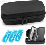 Carevego Insulin Pen Cooler Ice Bag Hard Eva Case With 3 Cooler Ice Pack Cold Pack