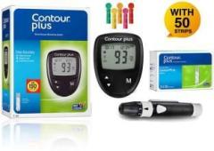 Contour Plus with 50 strips Glucometer