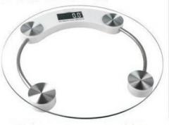 Creative Via 8MM Thick Glass Fat Monitor Round Weighing Scale