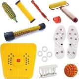 Deltakart MG311 Acupressure Combo Tools Massager Kit With Bio Magnetic Power Foot Mat & Shoe Sole Massager