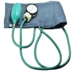 Dishan Mediline Blood Pressur Monitor Cuff Rubber Sphygmomanometer Green Color Bulb Bp Monitor