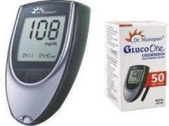 Dr. Morepen Dr.Morepen BG03 Glucometer with 50 Strips Glucometer Glucometer