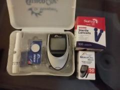 Dr. Morepen Glucometer with 50 Strips and 100 Lancets Glucometer