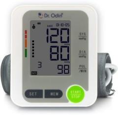 Dr. Odin BSX 516 Blood Pressure Monitor | LCD Display|Automatic Shutdown|White, Grey Bp Monitor