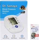 Dr. Sanaya Digital Blood Pressure Monitor With C Type USB Port And Dr. Morepen BG03 Glucometer Strips 50 Pic Bp Monitor