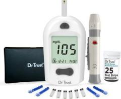 Dr. Trust Digital Glucose Blood Sugar testing Monitor Machine with 25 Strips Glucometer