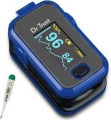 Dr. Trust Signature Series FingerTip Pulse Oximeter with AUDIO VISUAL ALARM water resistant Pulse Oximeter