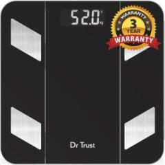 Dr Trust USA Hercules Body Fat Analyzer & Digital Body Weight BMI Machine 525 Smart Weighing Scale