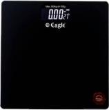 Eagle Weight Machine for Body Weight Capacity 180 kg, 6mm Tempered Glass Black, EEP1007A Weighing Scale