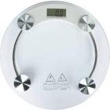 Emmquor Human Body Weight Machine Round Transparent Glass Weighing Scale