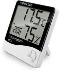 Fb TC 1 Digital Hygrometer Humidity Meter with clock 1 Thermometer