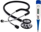 Fidelis Healthcare Combo Of Flexible Thermometer & Dual Head Stethoscope For Students And Doctors Acoustic Stethoscope