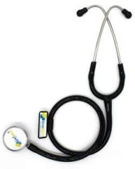 Firstmed Dual Head Stethoscope for Doctors and Students Chest Piece Anodizing Aluminium, Dual Frequency Stethoscope