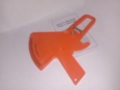 Flovein SKINFOLD CALIPER ORANGE Body Fat Analyzer