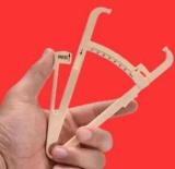 Flytouch New Personal Measure Inch Mm Body Fat Caliper Tape Keep Slim Fitness Fat Clip Body Fat Analyzer