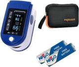 Frazzer Pulse Oximeter Fingertip Digital Oxygen Saturation Monitor N Blood Pressure Pulse Oximeter