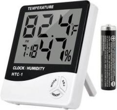 Fstyler Digital Humidity Clock Digital HTC Clock Thermometer