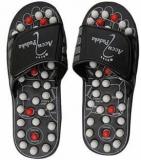 Gabbar SPRING SLIPPER ACUPRESSURE & MAGNETIC FULL BODY MASSAGE Foot Care Yoga Massager Magnetic Therapy Accu Paduka Slippers Spring Acupressure And For Full Body Blood Circulation Natural Leg Foot Massager Slippers Massager