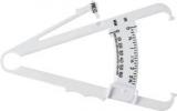 Gadget Hero's Skin Fold Caliper, Body Fat Measure Kit, Body Fat Analyzer, White Calliper Body Fat Analyzer