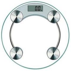 Gadget Tree Digital Bathroom Personal Body Weight Weighing Scale 8 Mm Thick Glass White Weighing Scale