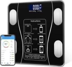 GH LKJ Smart Bluetooth Weight Machine 18 Body Composition Sync with Fitness Mobile App Weighing Scale