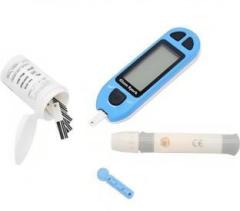 Gluco Spark Meter with 10 strips and 10 lancets | Diabetes checking machine Glucometer