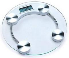 Granny Smith Personal Bathroom Digital Weight Machine 8mm Round Transparent Glass Weighing Scale