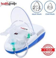 Healthgenie Compressor Complete Kit with Child and Adult Masks Nebulizer